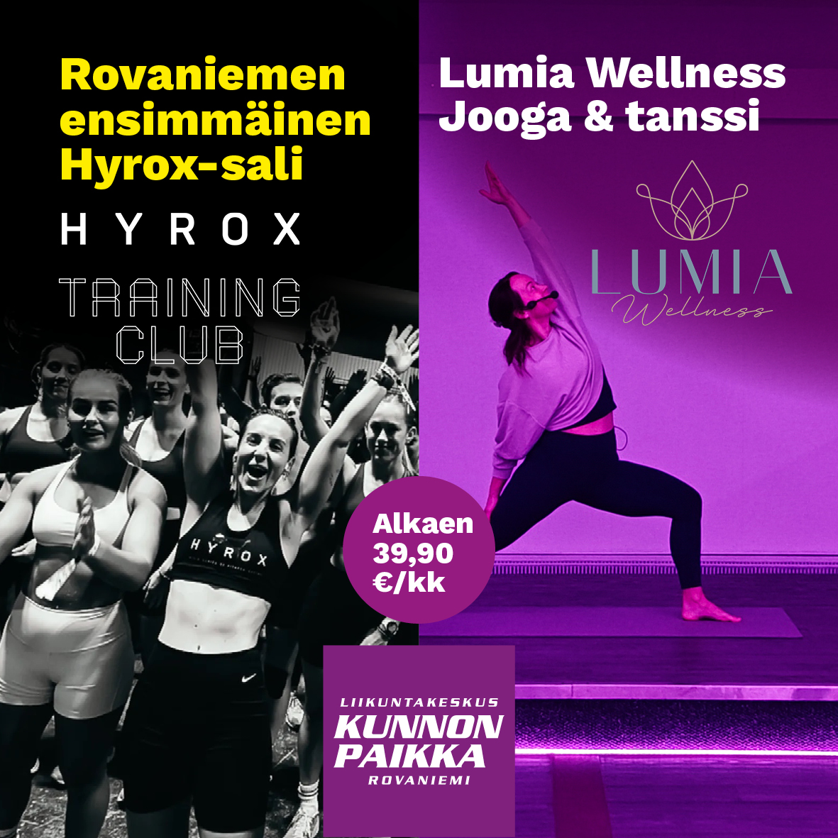 Kunnon-paikka-somekuvat5 Ryhmäliikunta on kivaa ja tehokasta!